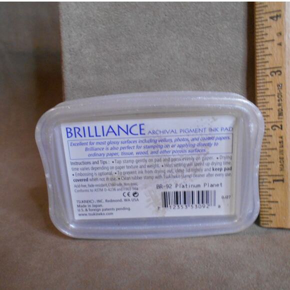 Scrapbook/Paper Crafting Lot: Brilliance Ink Pad, Fiskars Paper Edgers, Ribbon - Picture 4 of 9
